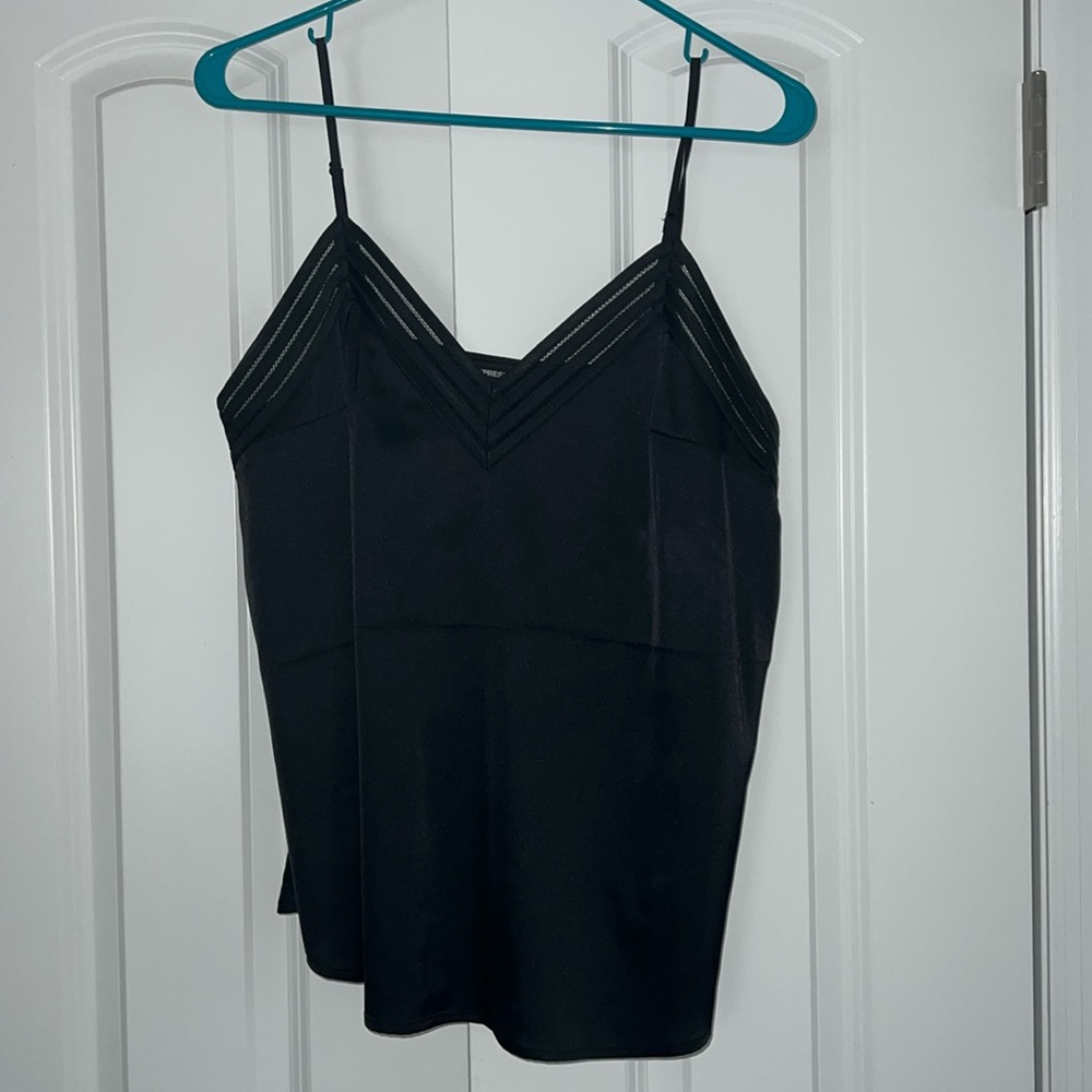 Express Black Satin Camisole